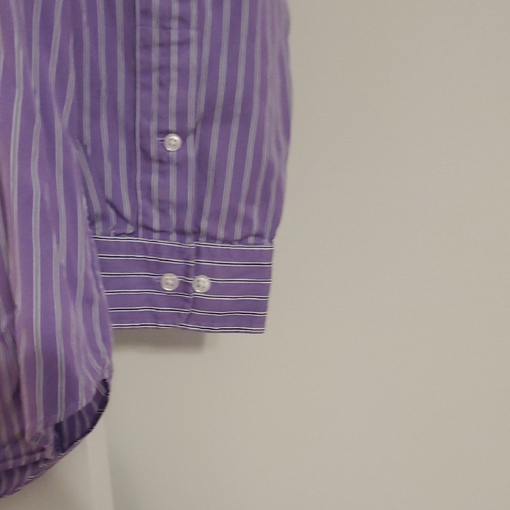 Polo by Ralph Lauren Purple Casual Button Down Shirt - Picture 3 of 4